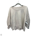 Sweatshirt Crewneck By Abercrombie And Fitch In Tan, Size: Xl