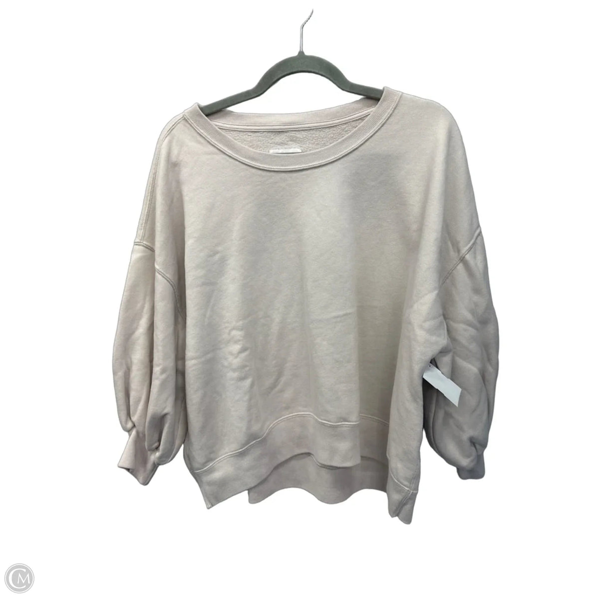 Sweatshirt Crewneck By Abercrombie And Fitch In Tan, Size: Xl