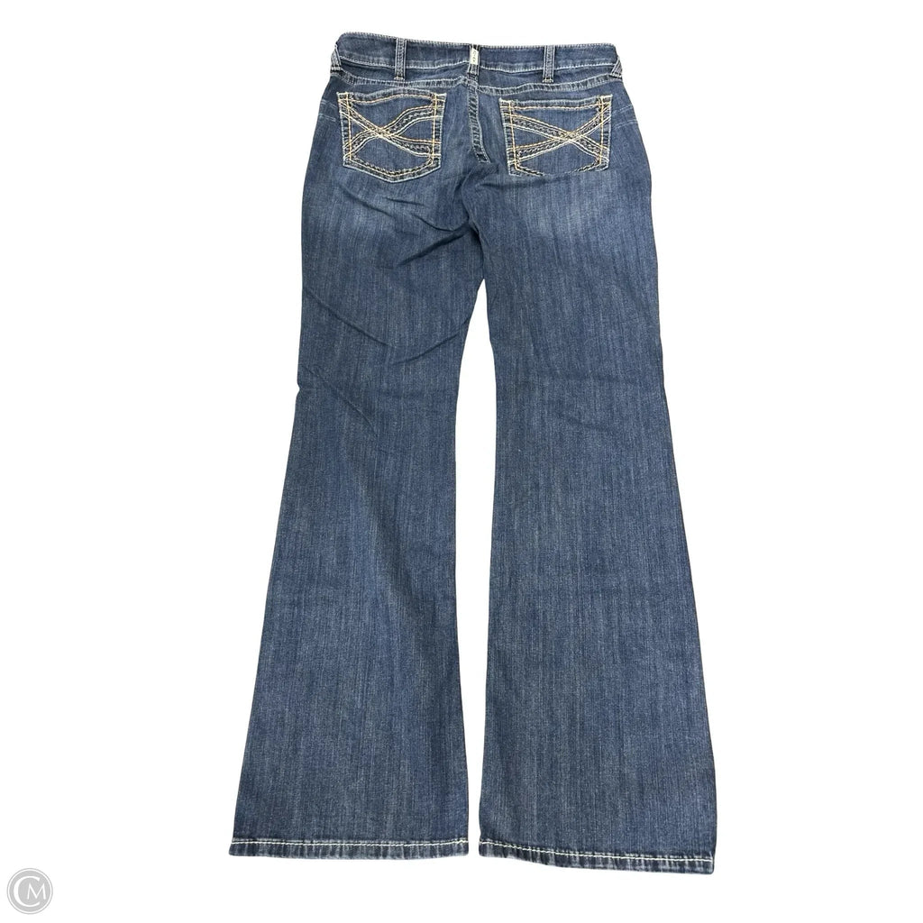 Jeans Boot Cut By Ariat In Blue Denim, Size: 18