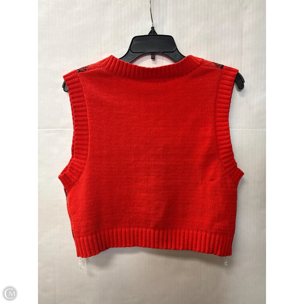 Top Sleeveless By Say What In Orange, Size: L