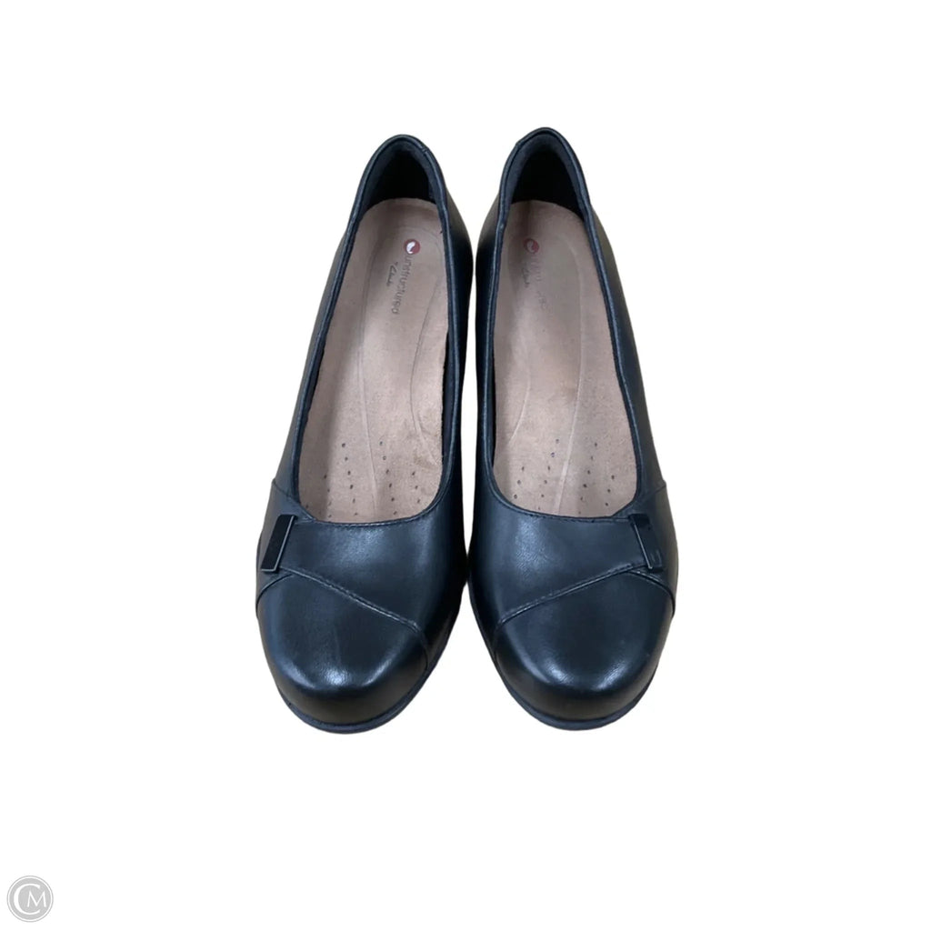 Shoes Heels Block By Clarks In Black, Size: 7.5