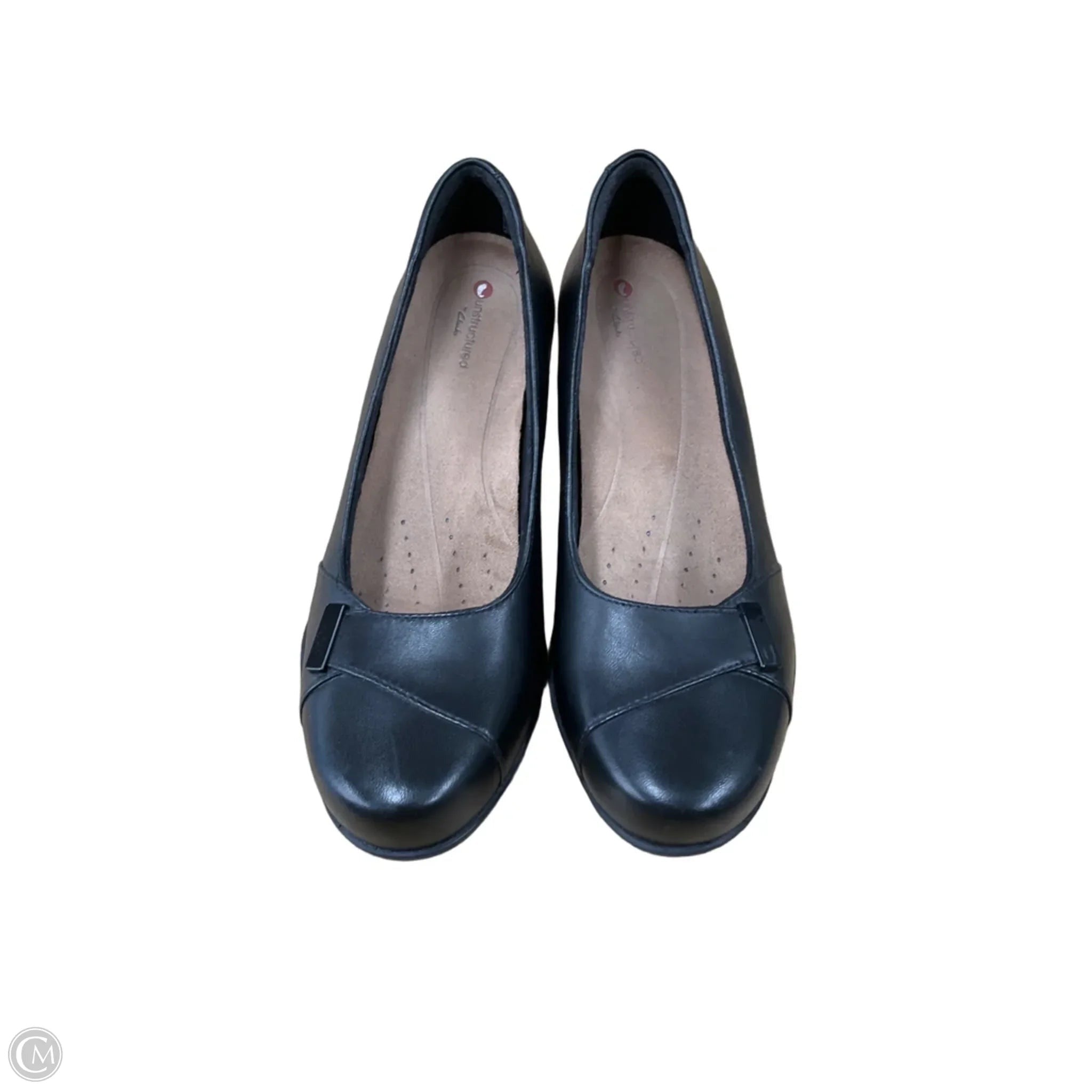 Shoes Heels Block By Clarks In Black, Size: 7.5
