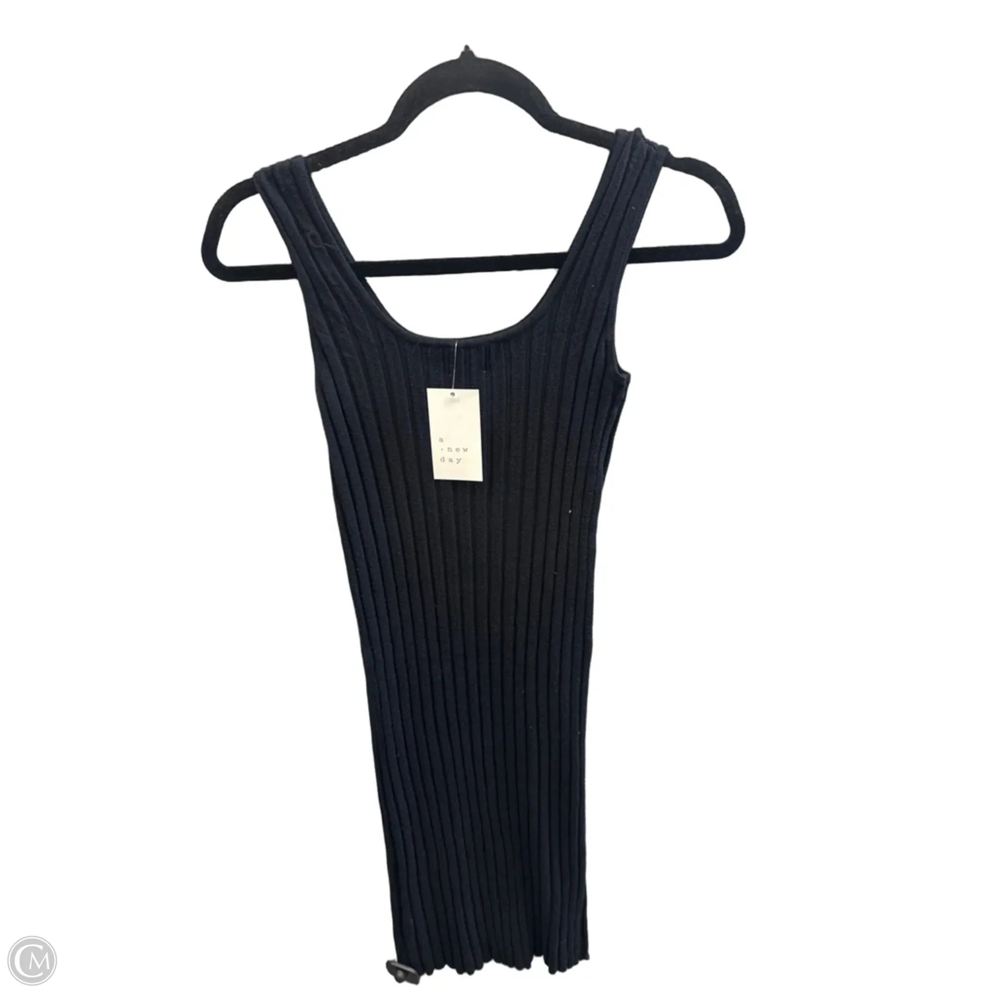 Dress Casual Midi By A New Day In Black, Size: S