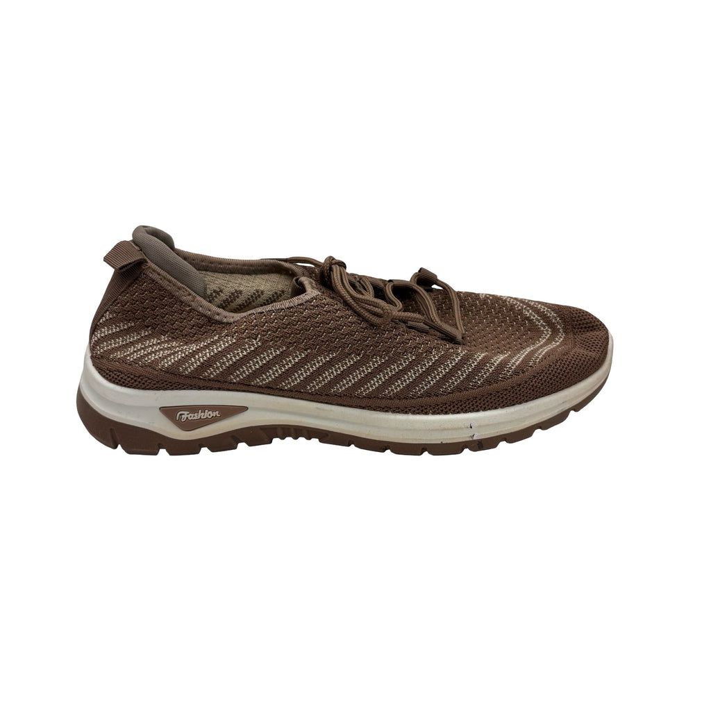 Shoes Sneakers By Clothes Mentor In Tan, Size:12.5