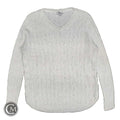 Sweater By Kim Rogers In White, Size: L