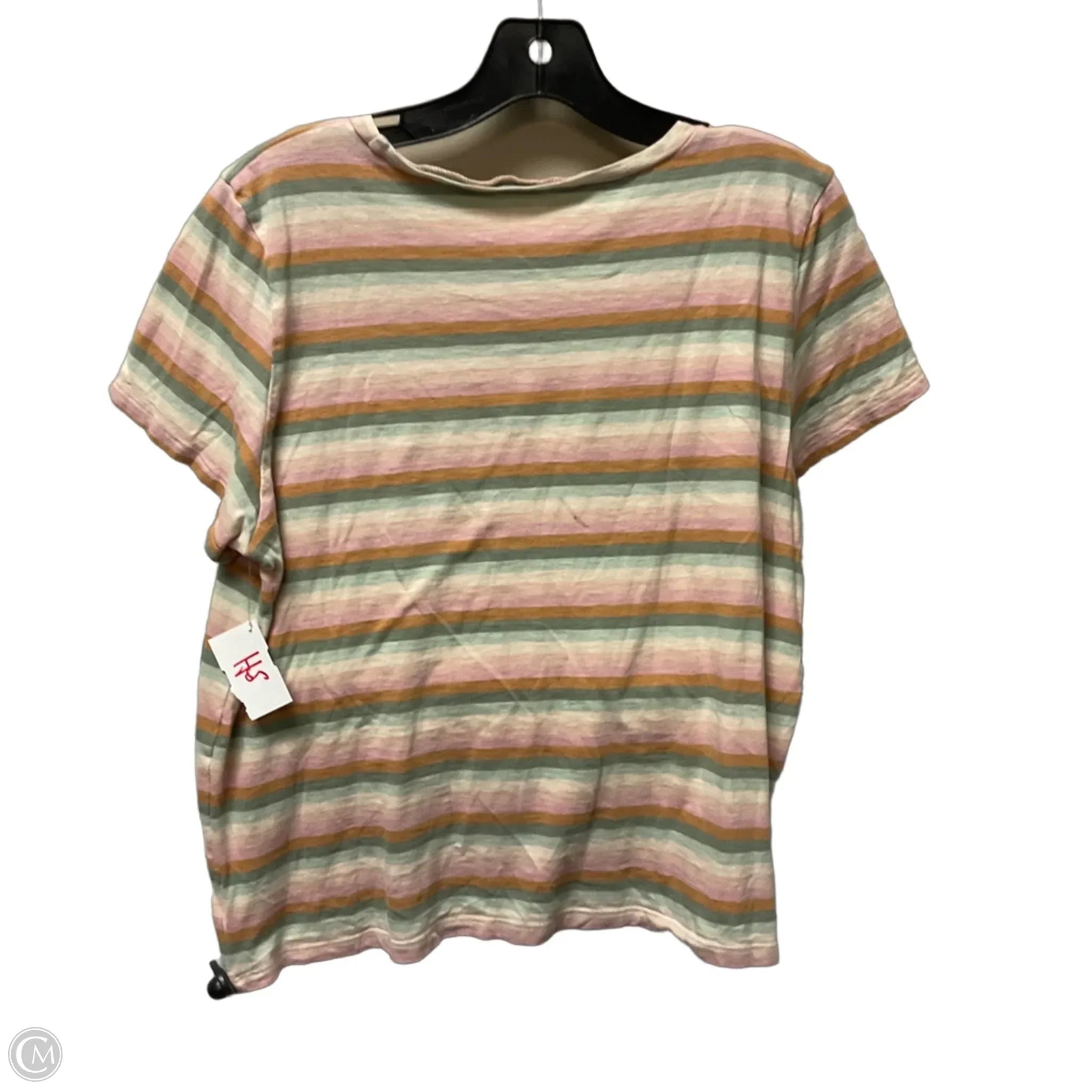 Top Short Sleeve By American Eagle In Multi-colored, Size: Xl