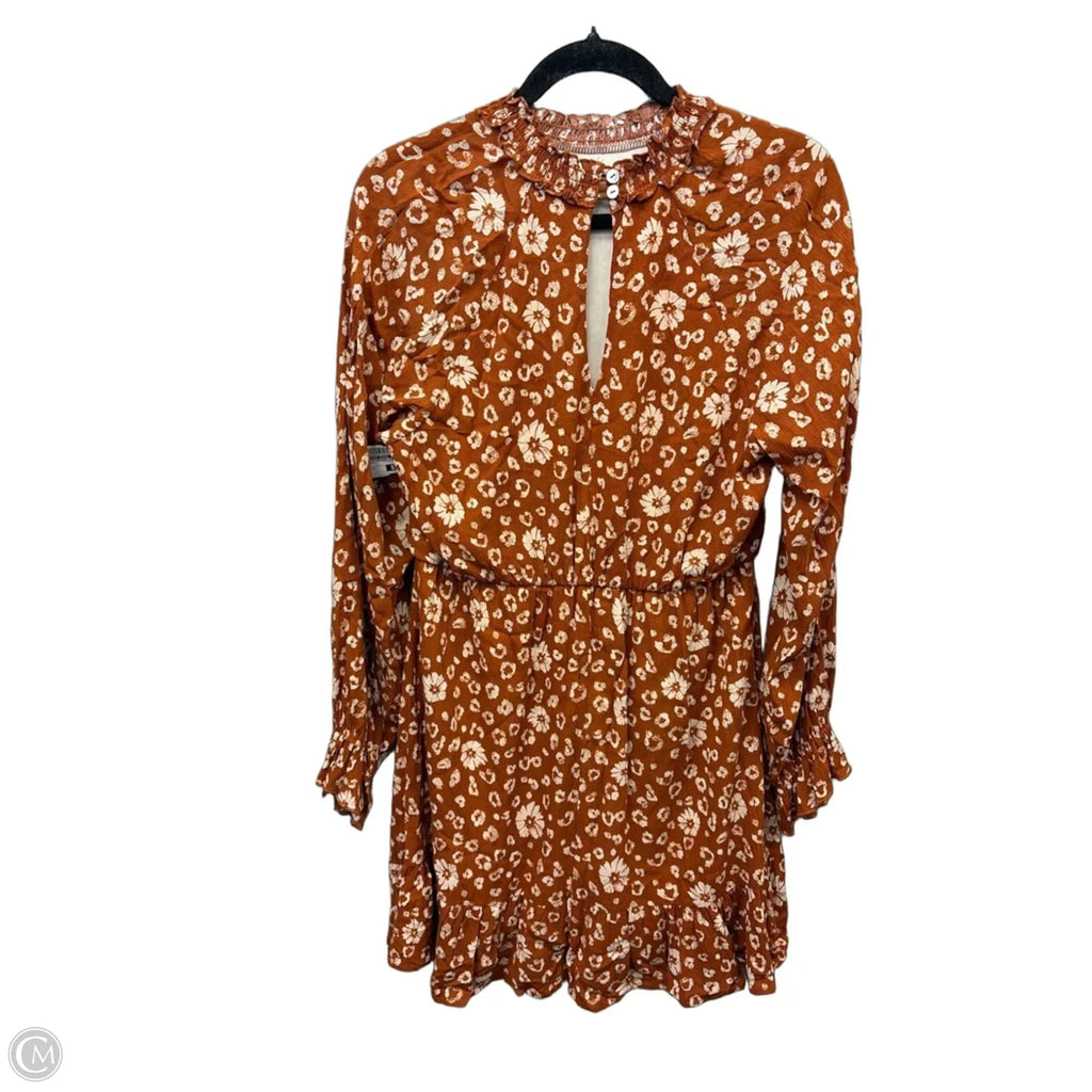 Dress Casual Midi By Altard State In Brown, Size: M