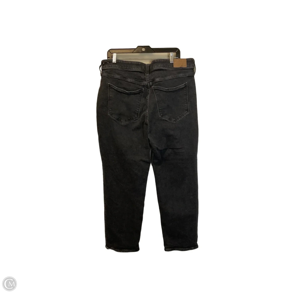 Jeans Boyfriend By Madewell In Black Denim, Size: 16