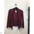 Sweater Cardigan By 89th And Madison In Maroon, Size: S