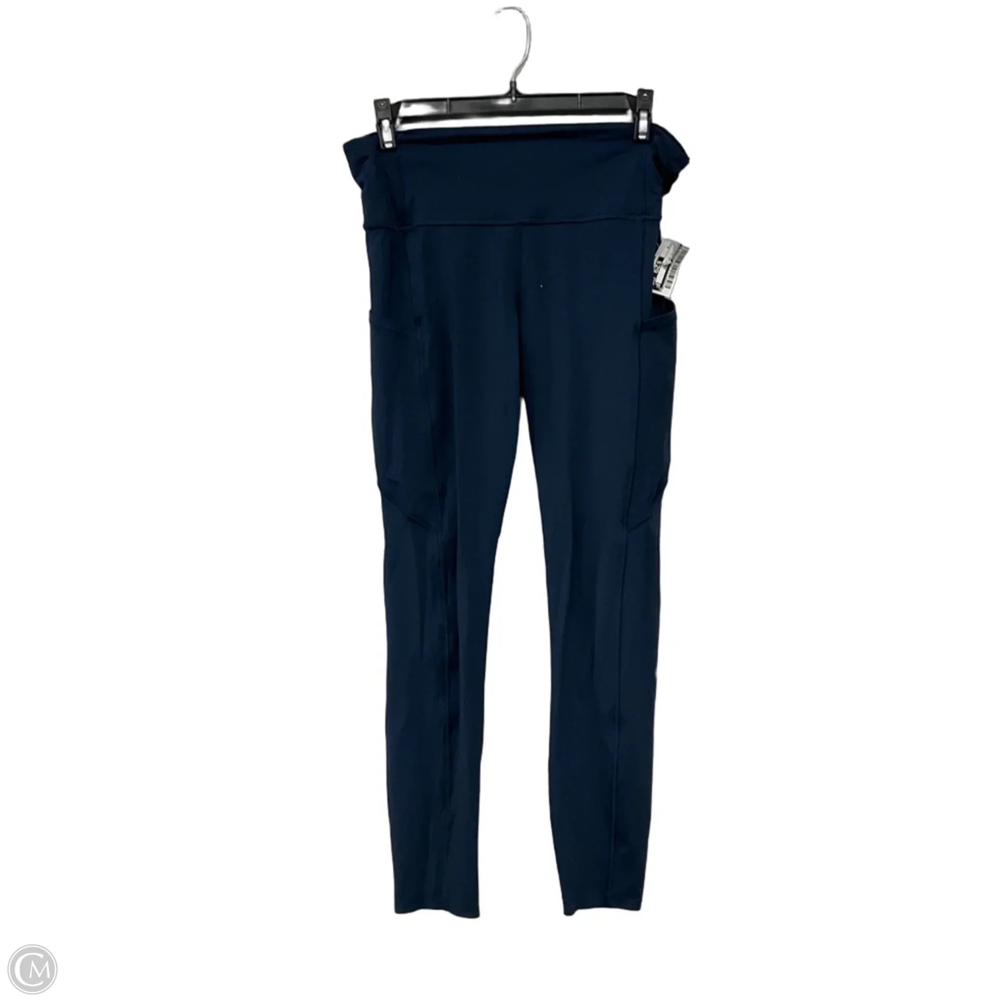 Athletic Leggings By Lululemon In Navy, Size: 8