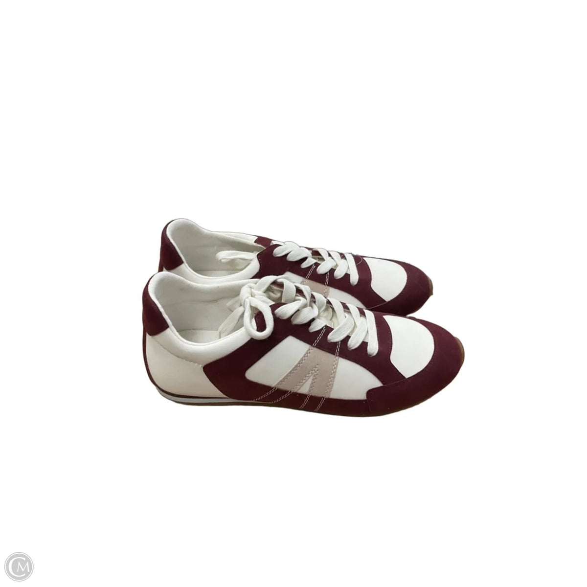 Shoes Sneakers By Loft In Maroon, Size: 8.5