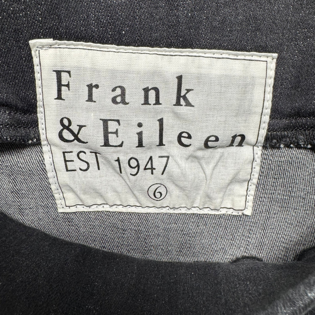 Skirt Midi By Frank And Eileen In Black Denim, Size: 6