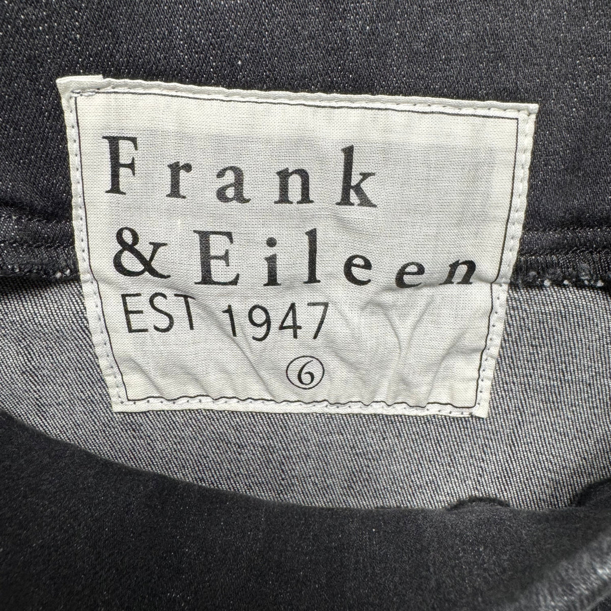 Skirt Midi By Frank And Eileen In Black Denim, Size: 6