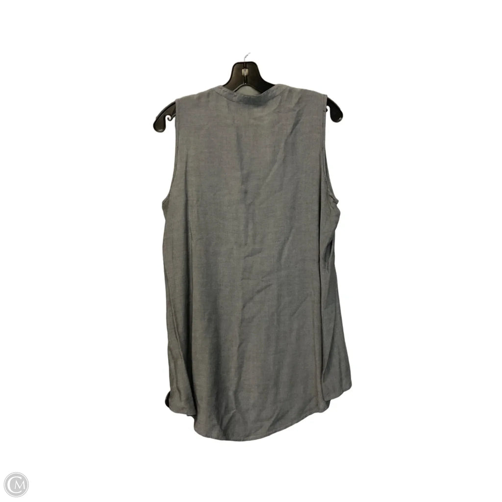 Top Sleeveless Basic By Spense In Grey, Size: L