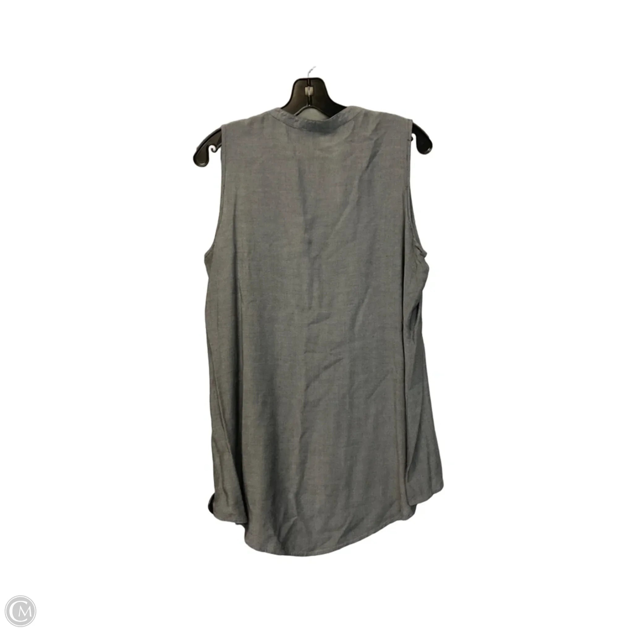 Top Sleeveless Basic By Spense In Grey, Size: L