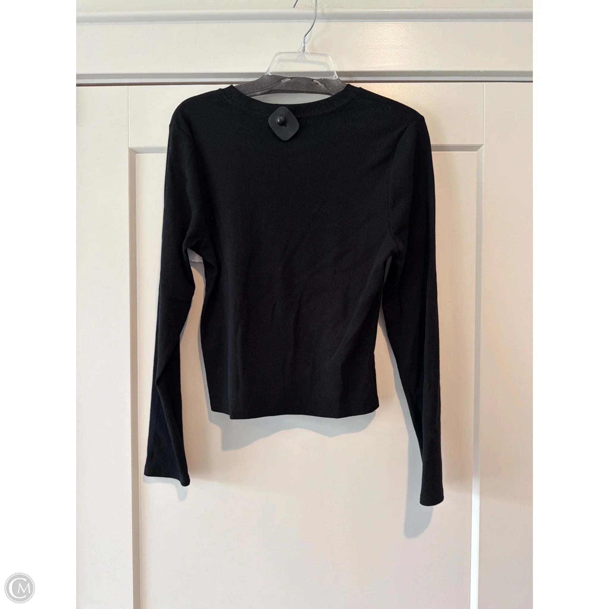Top Long Sleeve By Abercrombie And Fitch In Black, Size: Xl