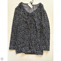 Blouse Long Sleeve By 41 Hawthorn In Navy, Size: L