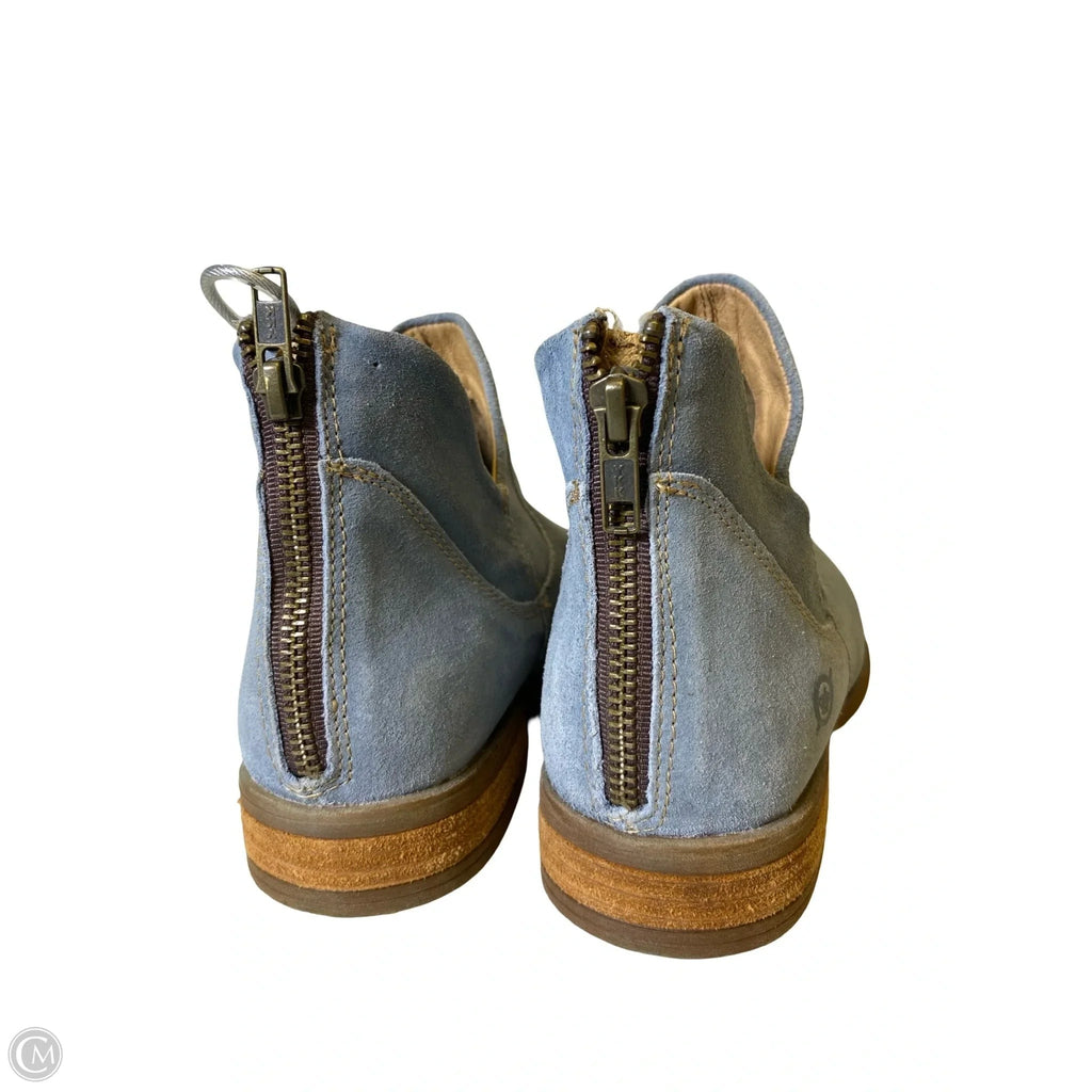Boots Ankle Flats By Born In Blue & Brown, Size: 6