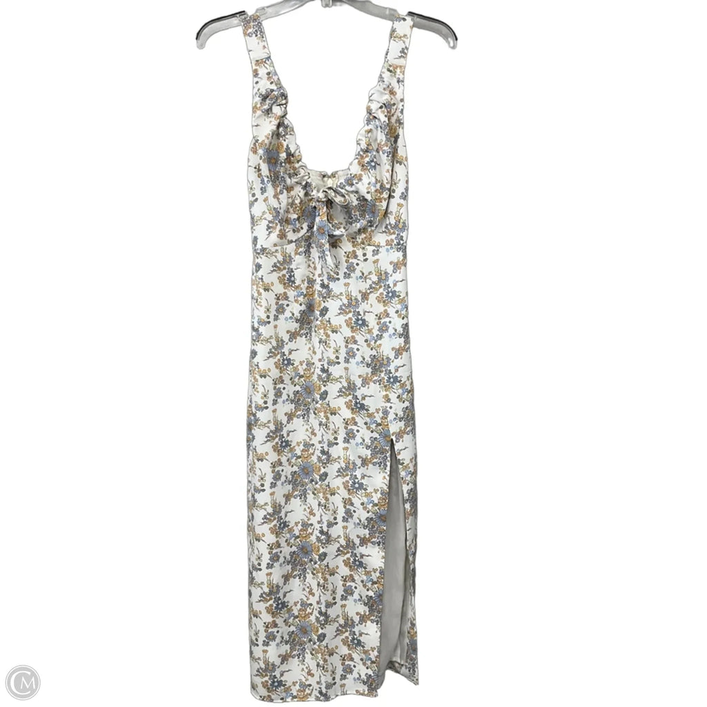 Dress Casual Maxi By Abercrombie And Fitch In Floral Print, Size: Xs