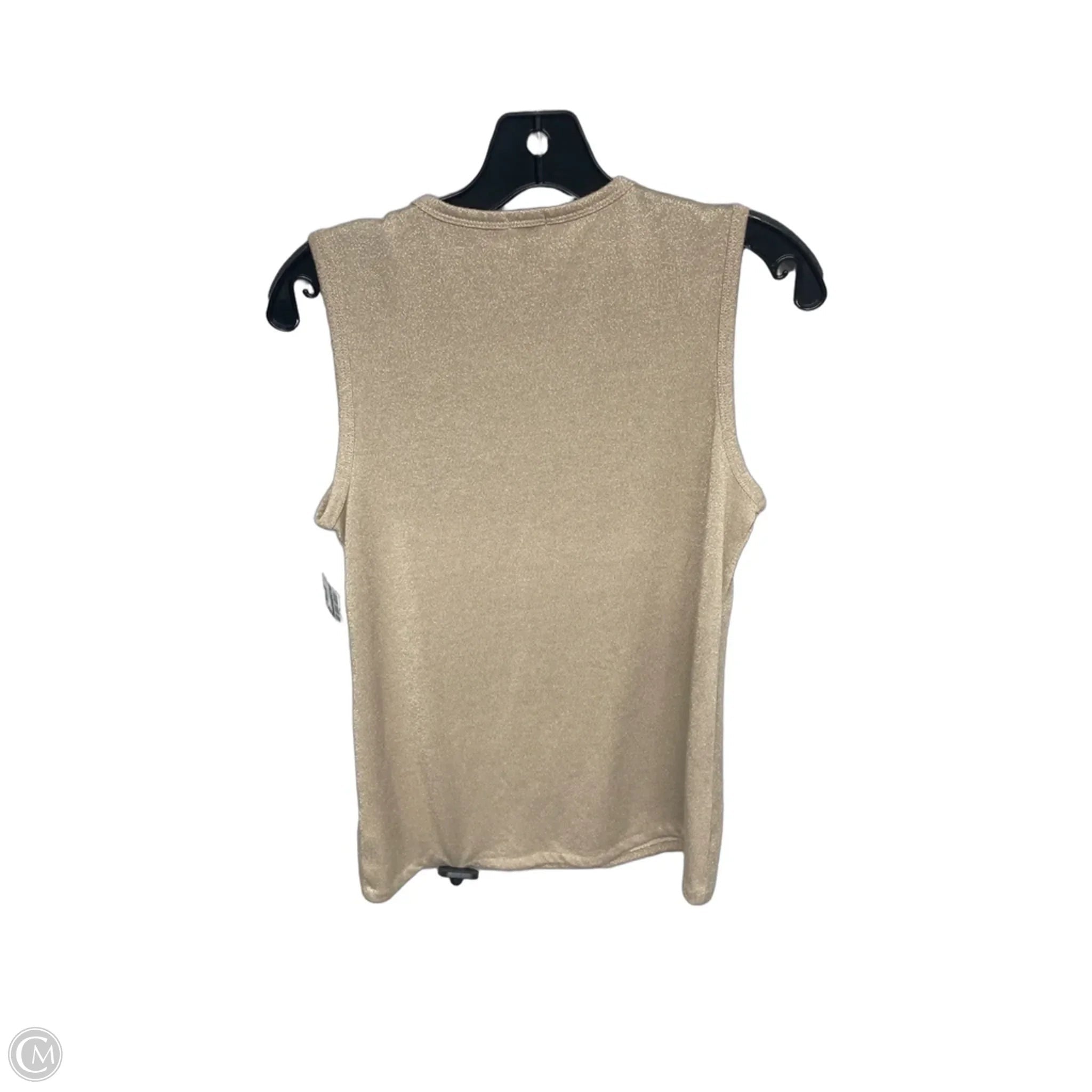 Top Sleeveless By J. Crew In Gold, Size: S