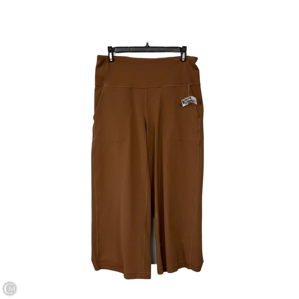 Athletic Leggings Capris By Lululemon In Brown, Size: 10
