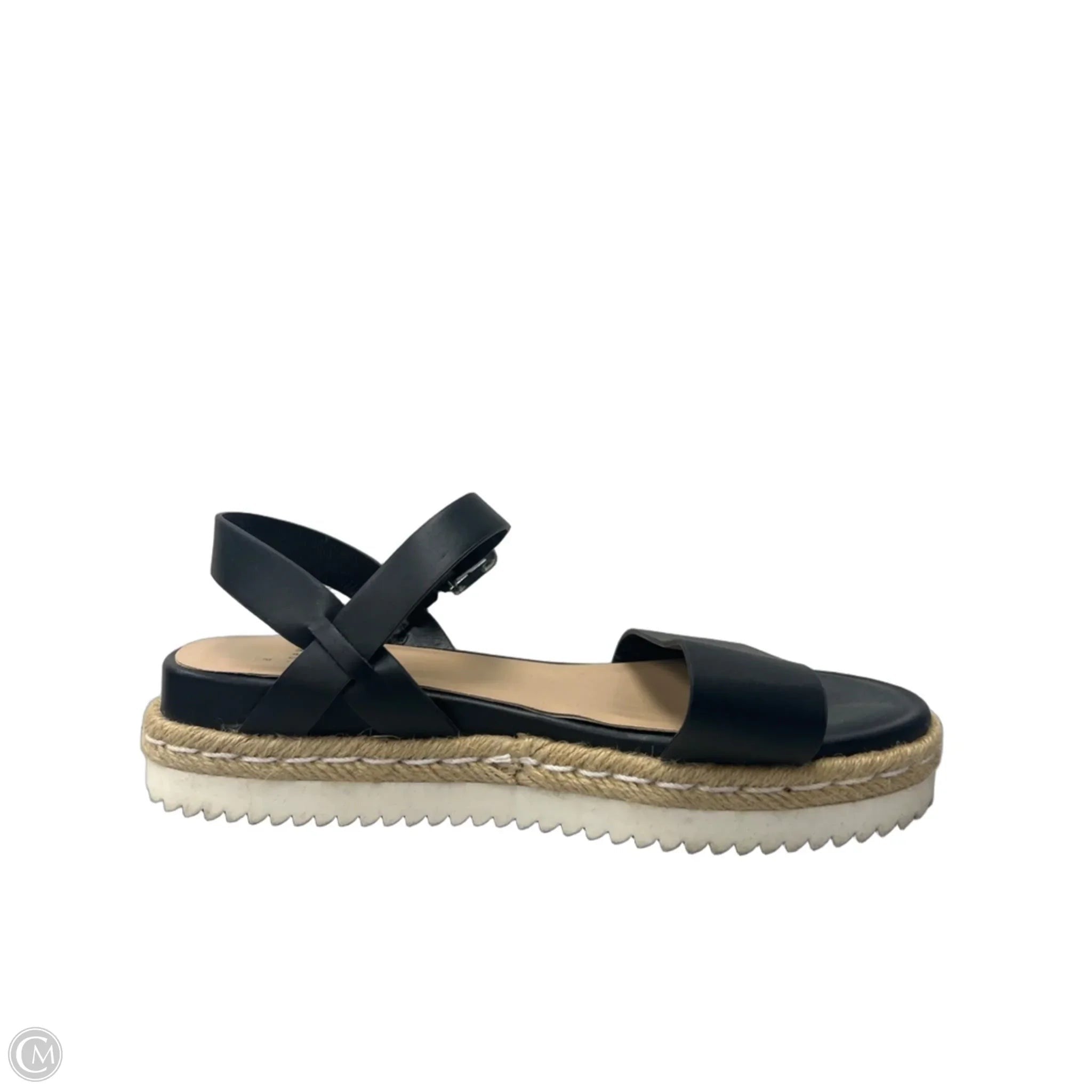Sandals Flats By A New Day In Black, Size: 8.5
