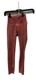 Athletic Leggings By Lululemon In Orange, Size: 0