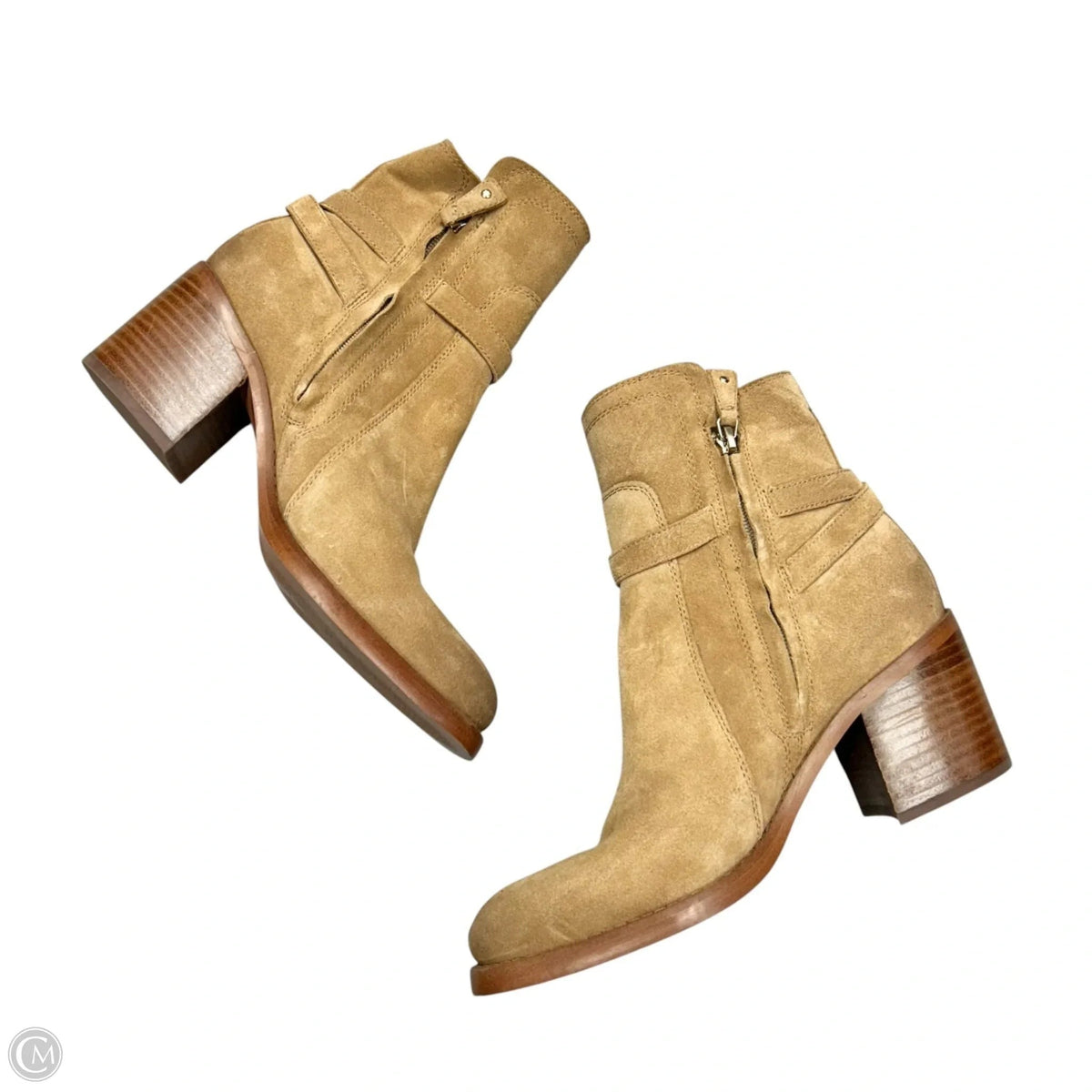 Boots Knee Heels By Sam Edelman In Tan, Size: 7.5