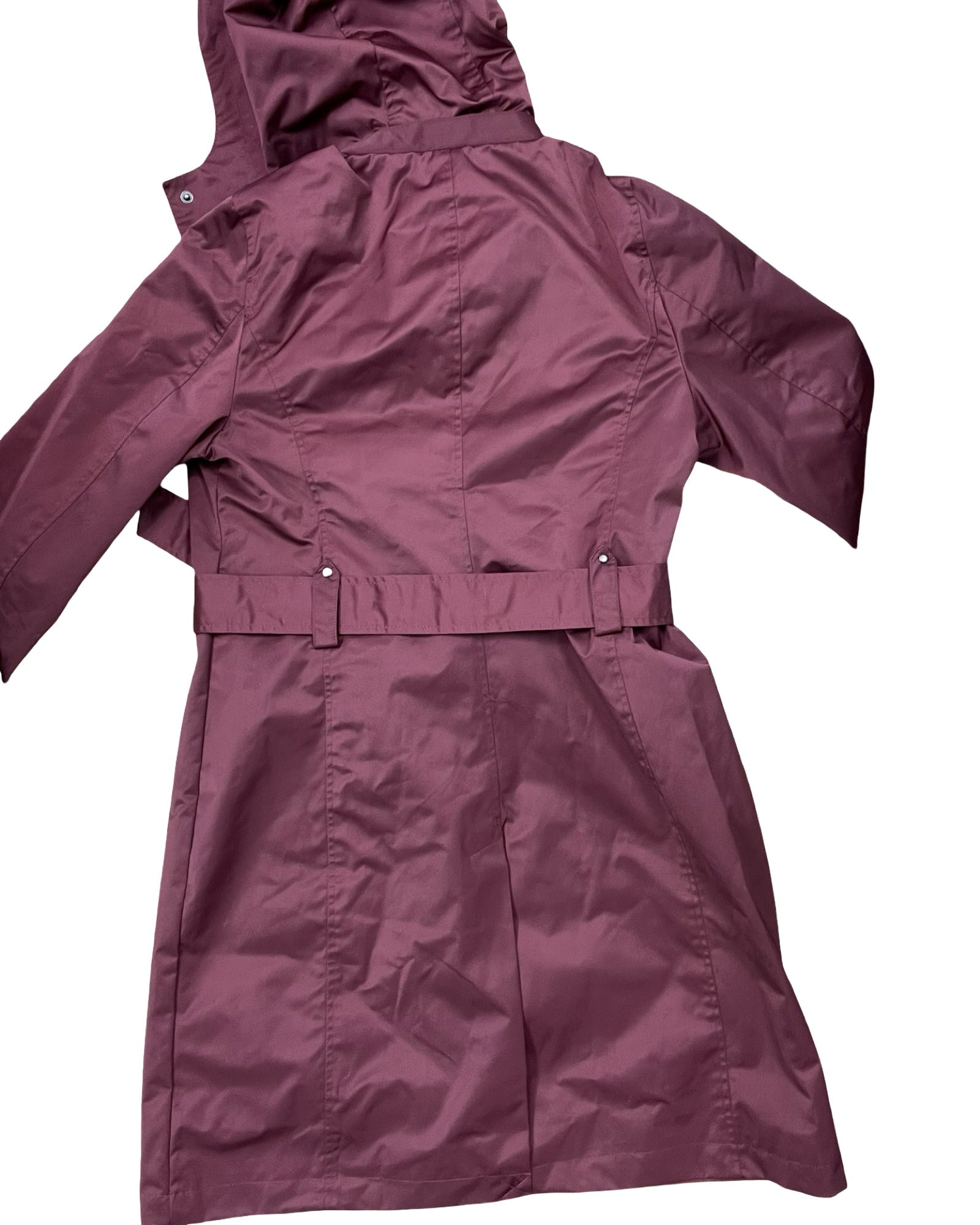 Coat Parka By Avec Les Filles In Maroon, Size:M