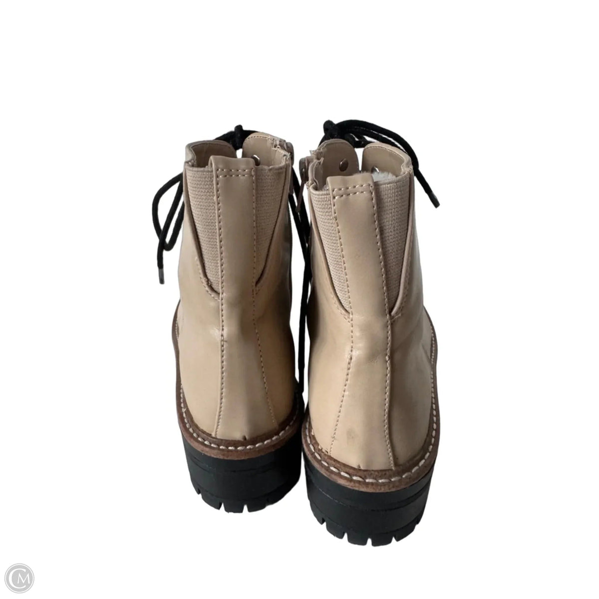 Boots Ankle Flats By A New Day In Tan, Size: 7.5