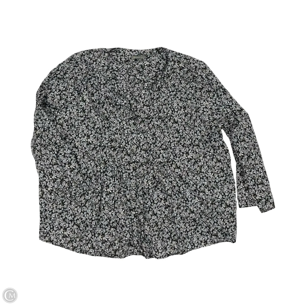 Blouse Long Sleeve By Style And Co Collection Women In Floral Print, Size: 2x