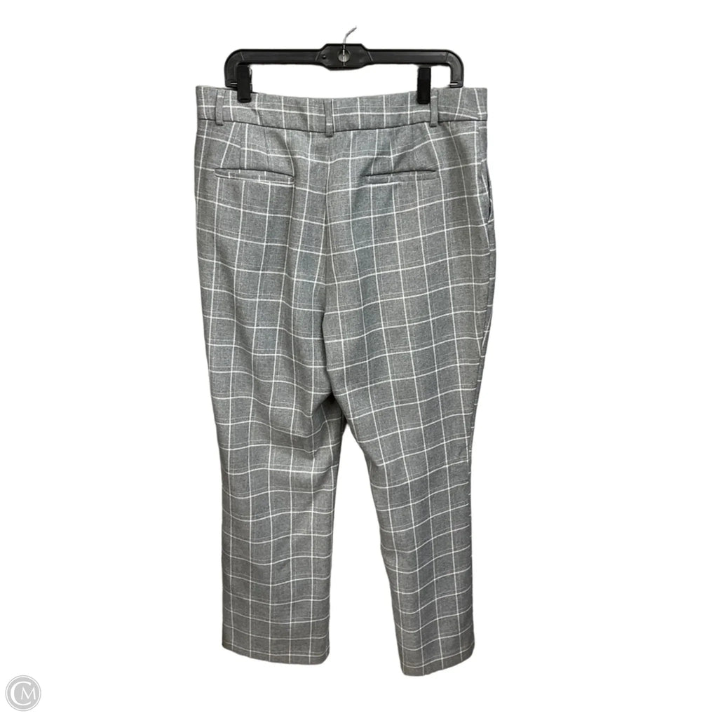 Pants Dress By Nine West In Plaid Pattern, Size: 14