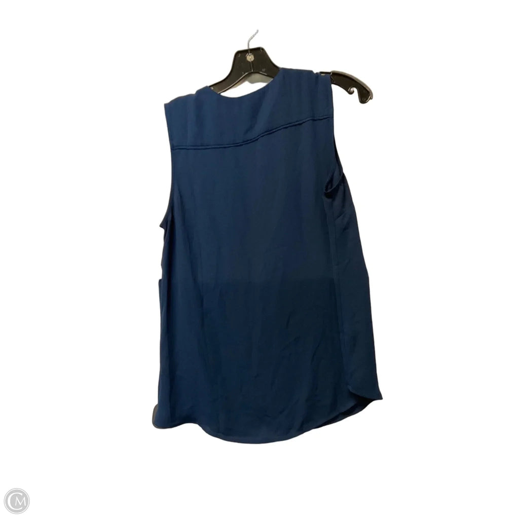 Top Sleeveless By Banana Republic In Navy, Size: S