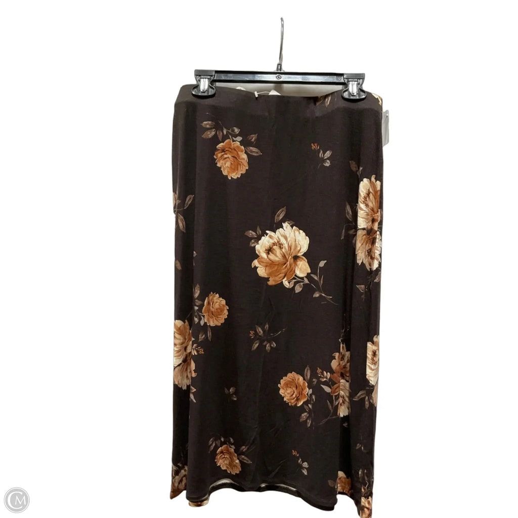 Skirt Maxi By J. Jill In Floral Print, Size: S