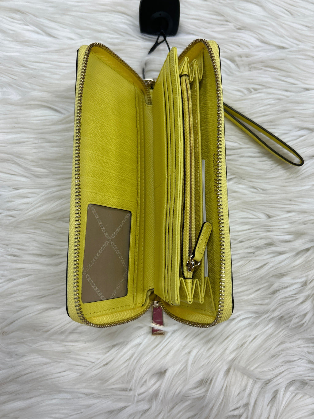 Wallet By Michael By Michael Kors In Yellow, Size:Large