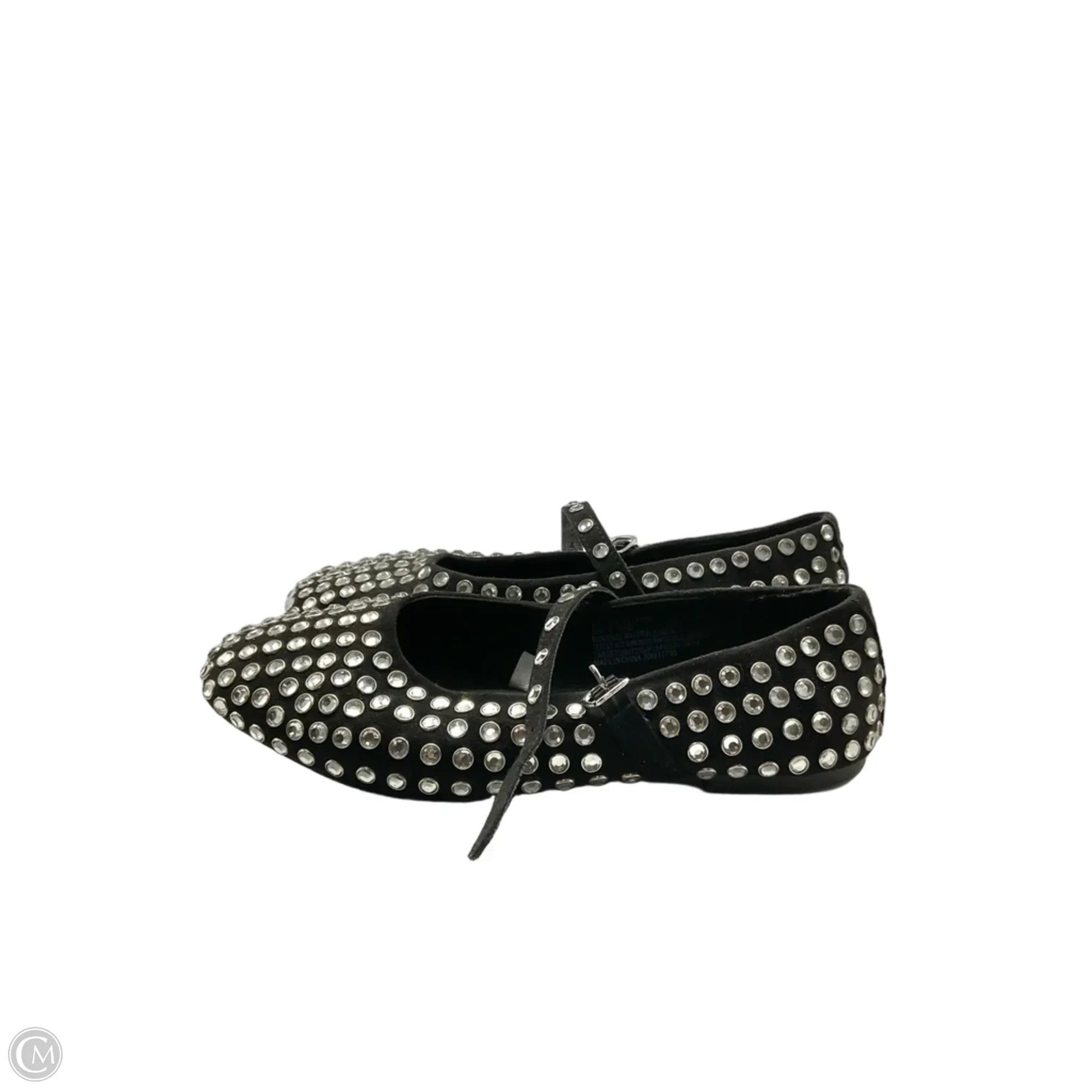 Shoes Flats By A New Day In Black & Silver, Size: 7.5