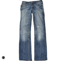 Jeans Boot Cut By 7 For All Mankind In Blue Denim, Size: 4