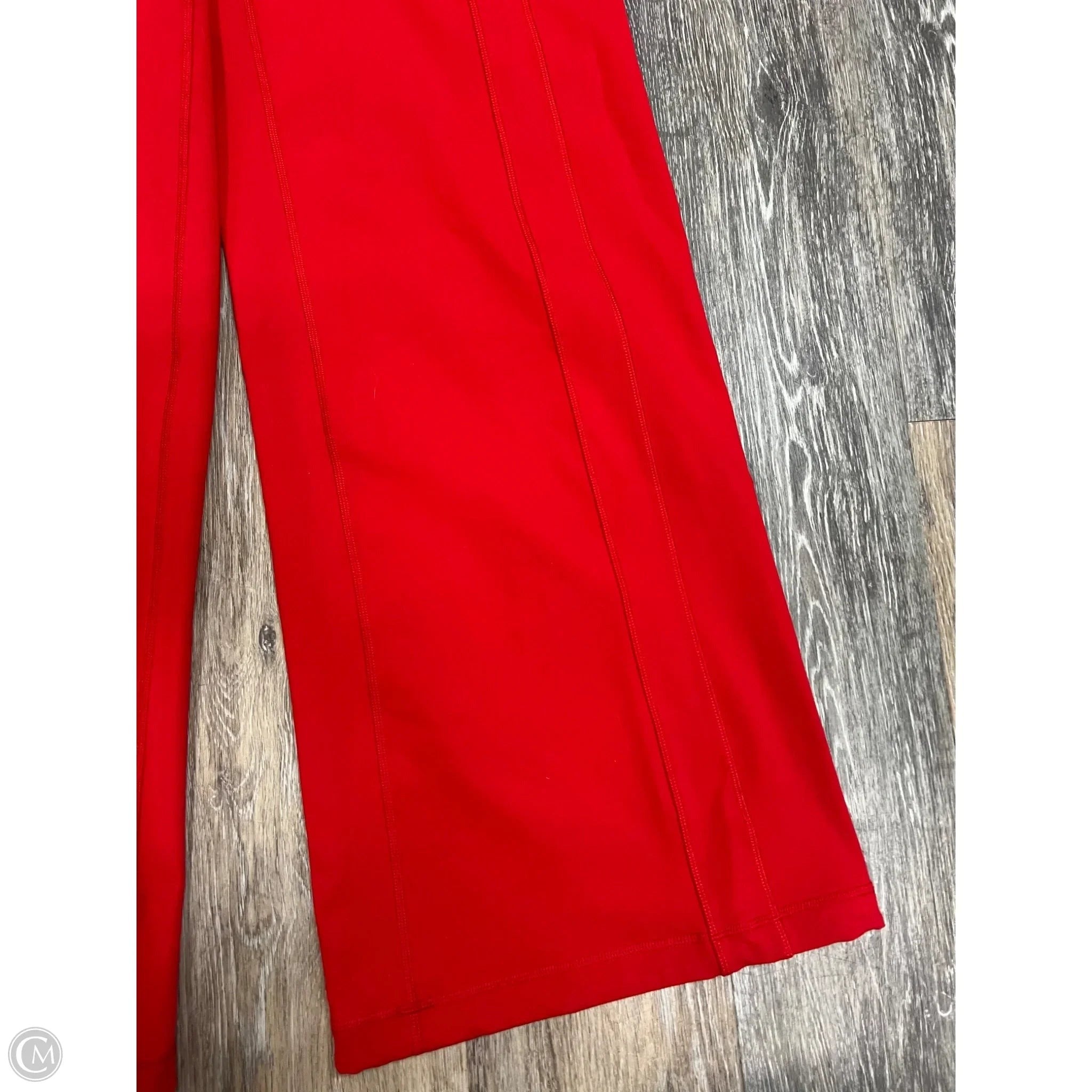 Athletic Pants By Lululemon In Red, Size: Xxs