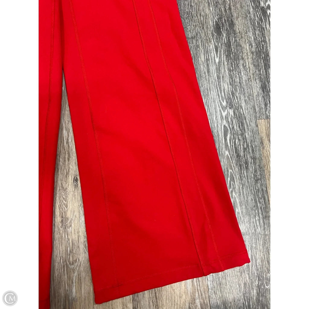 Athletic Pants By Lululemon In Red, Size: Xxs