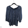Top Long Sleeve By Lc Lauren Conrad In Blue, Size: 2x