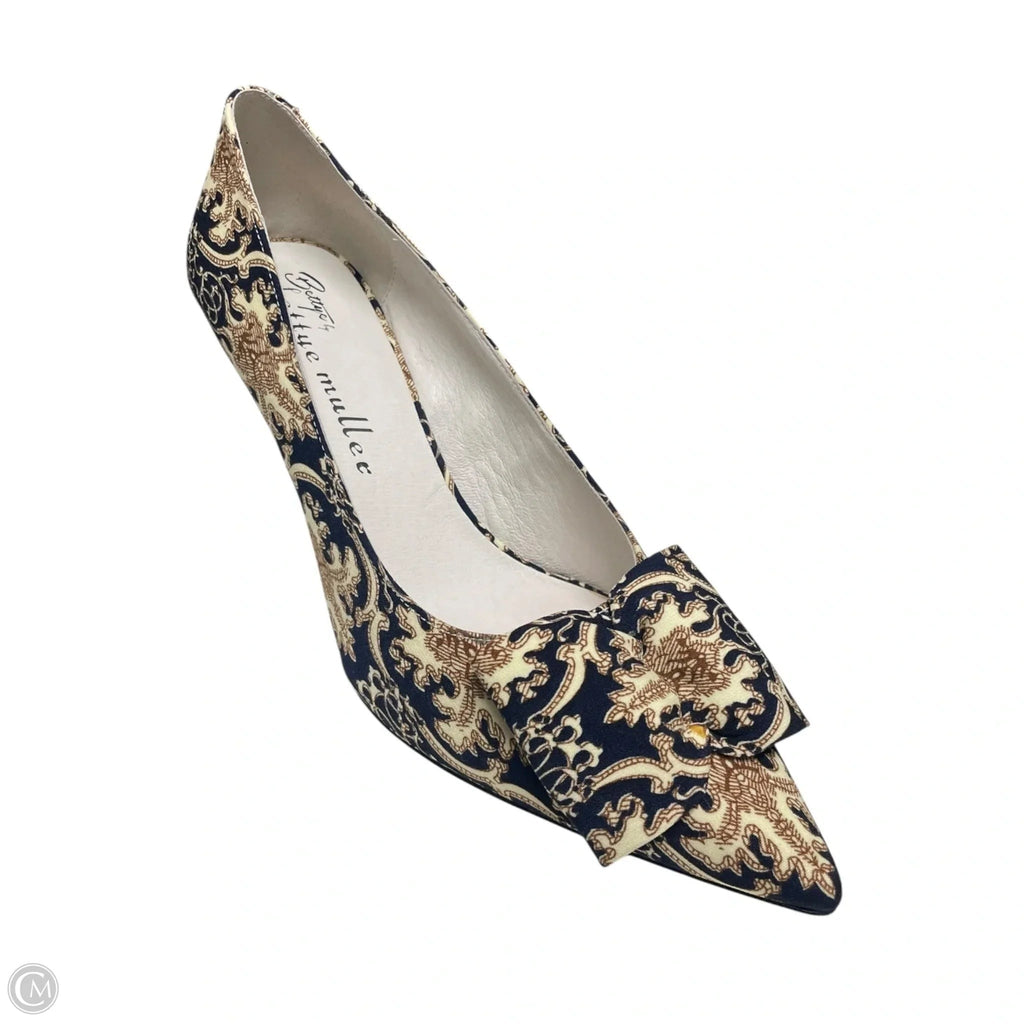 Shoes Heels Stiletto By Cma In Blue & Cream, Size: 8.5