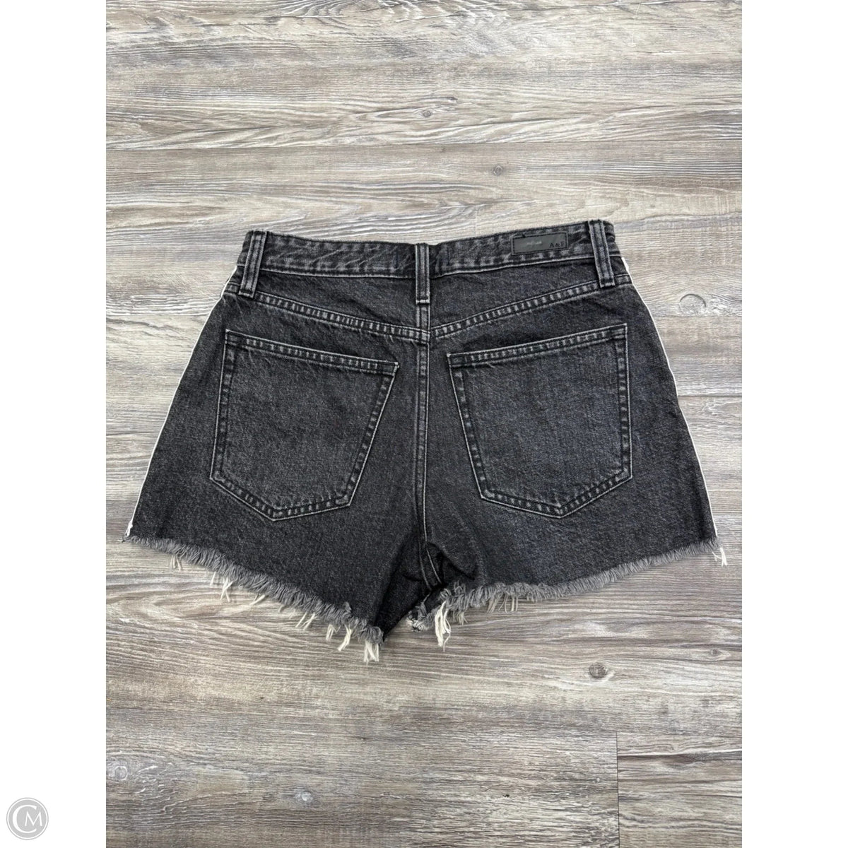 Shorts By Abercrombie And Fitch In Black Denim, Size: 2