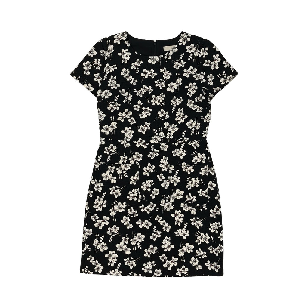 Dress Work By Loft In Floral Print, Size:6