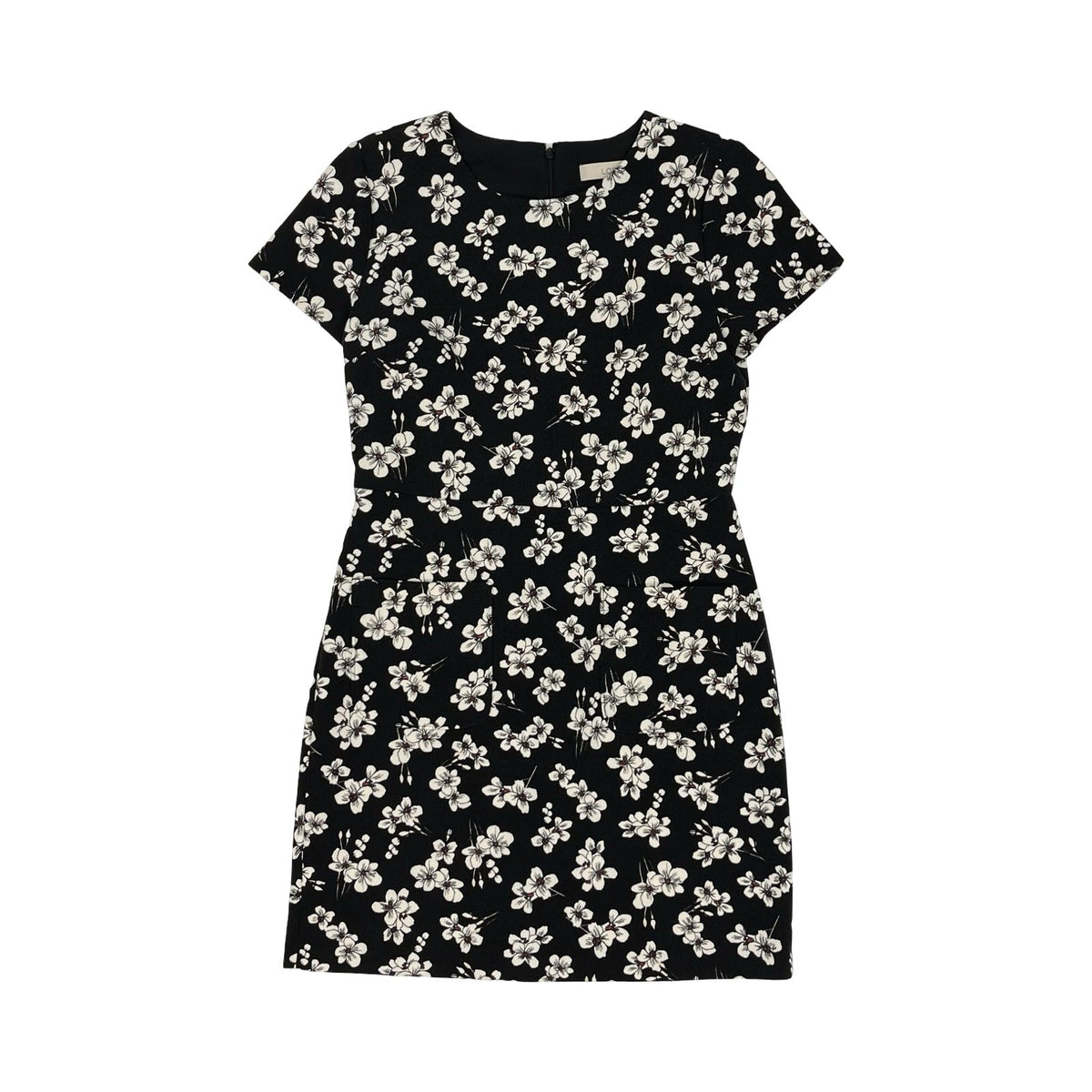 Dress Work By Loft In Floral Print, Size:6