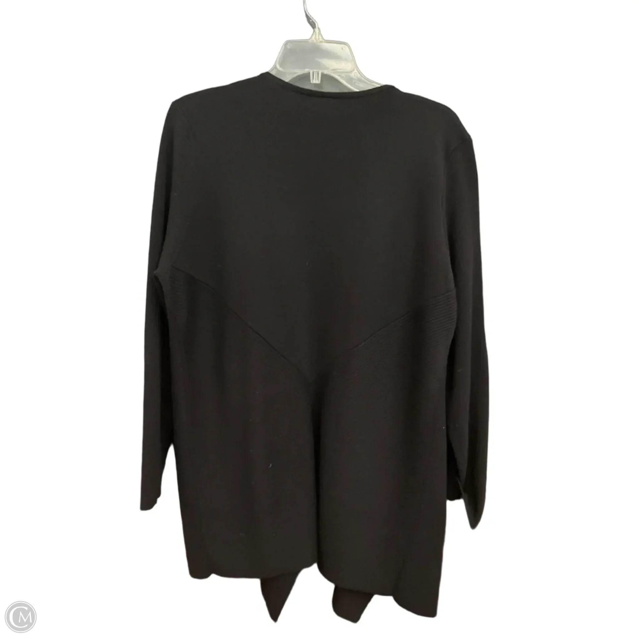 Cardigan By Calvin Klein In Black, Size: 2x