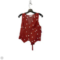 Top Sleeveless By Lc Lauren Conrad In Red, Size: S