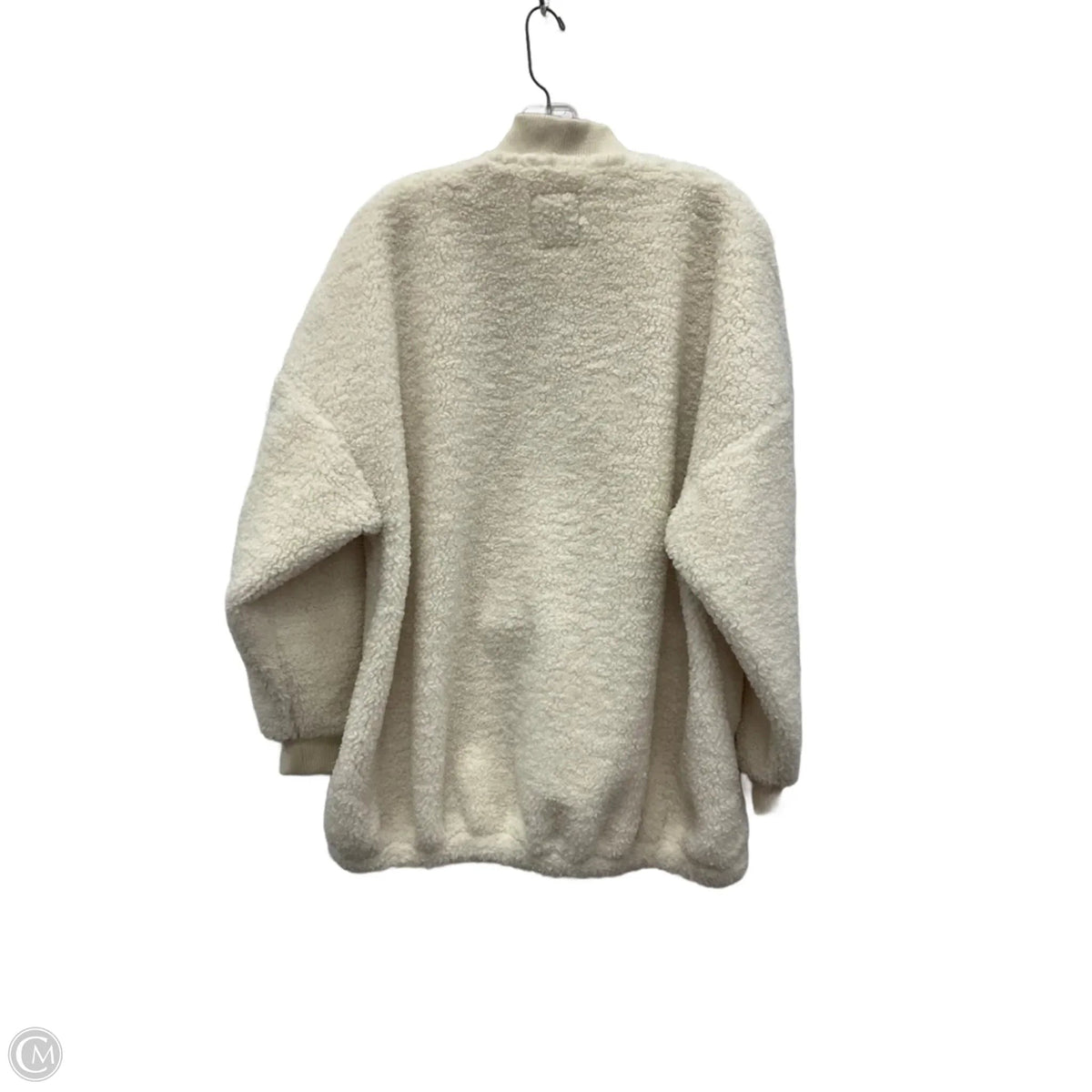 Coat Faux Fur & Sherpa By Abercrombie And Fitch In White, Size: L