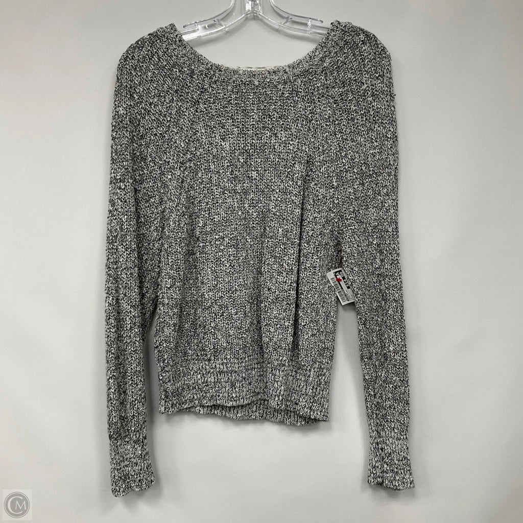 Sweater By Free People In Black & Grey, Size: M