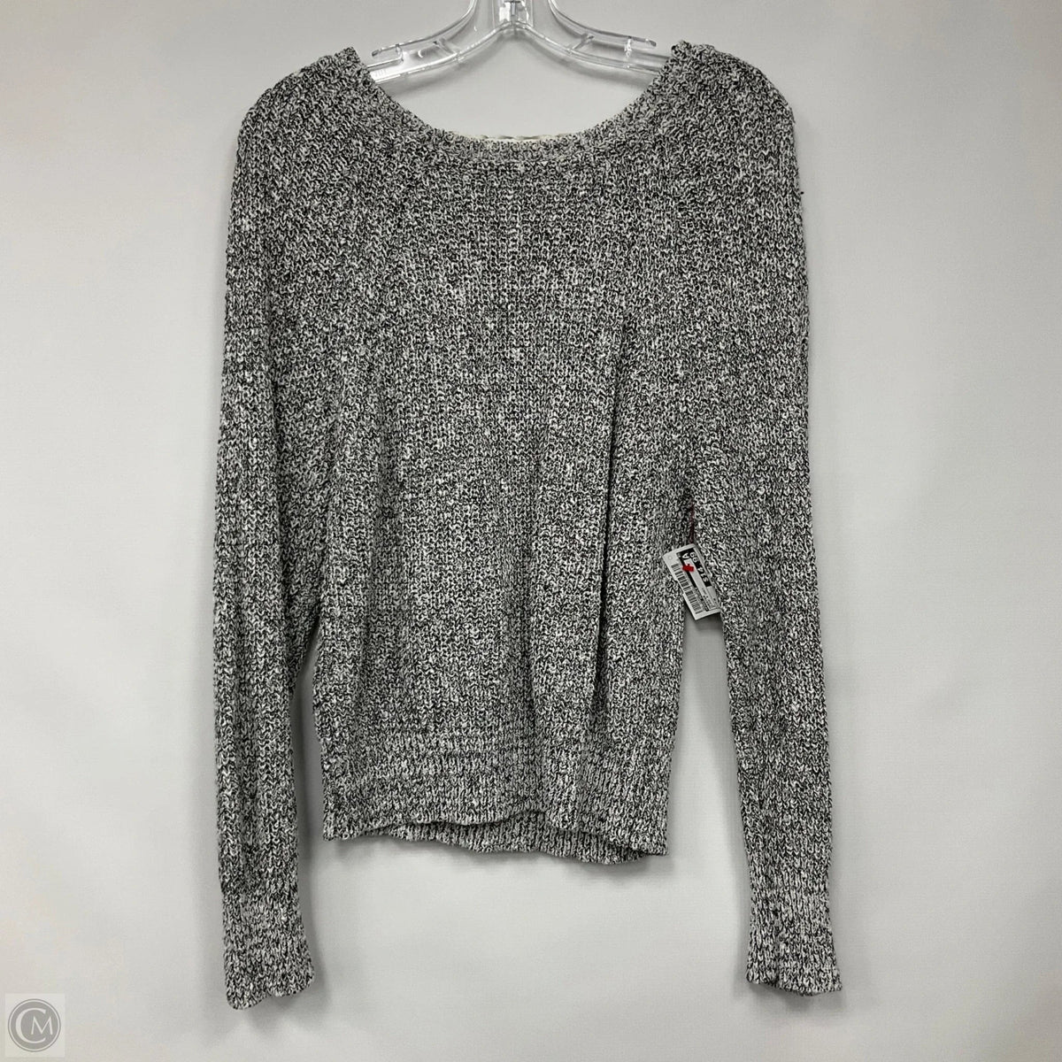 Sweater By Free People In Black & Grey, Size: M