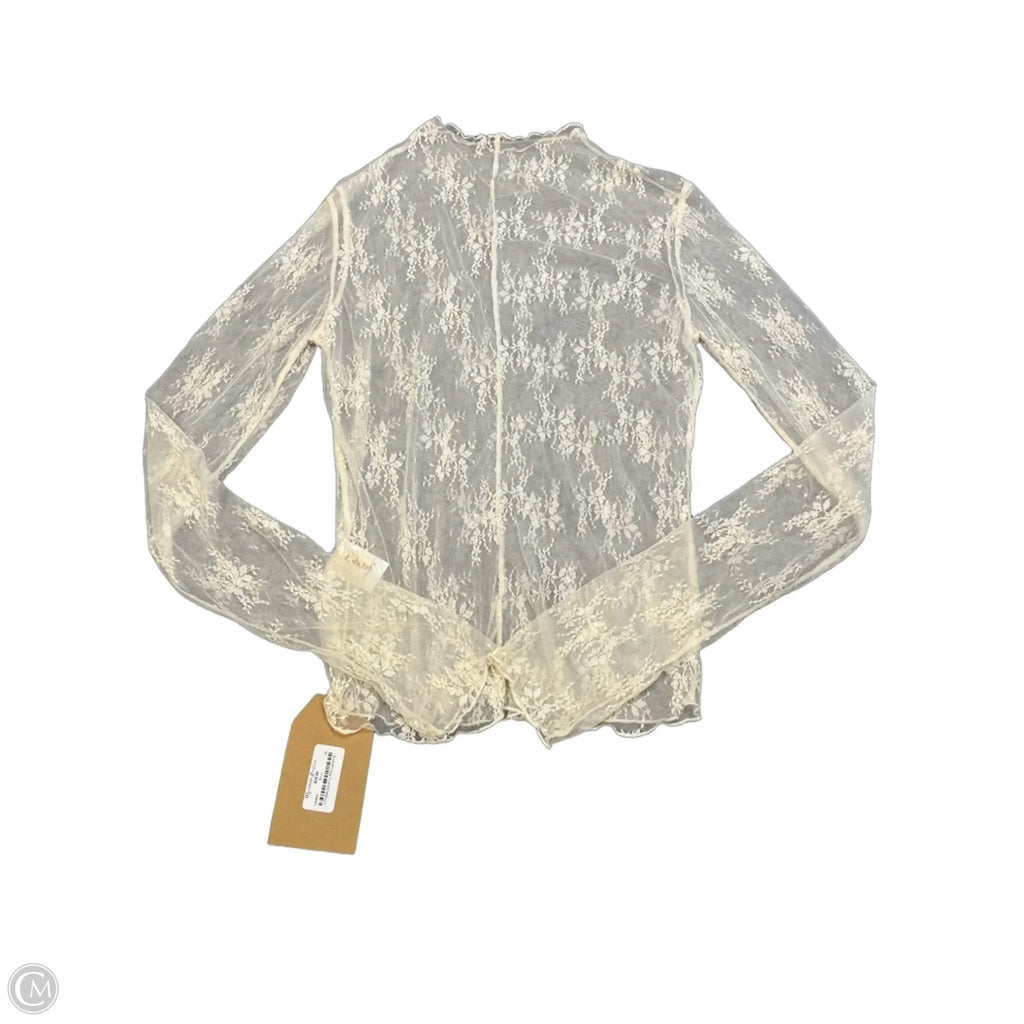 Sweatshirt Hoodie By Life Is Good In White, Size: S